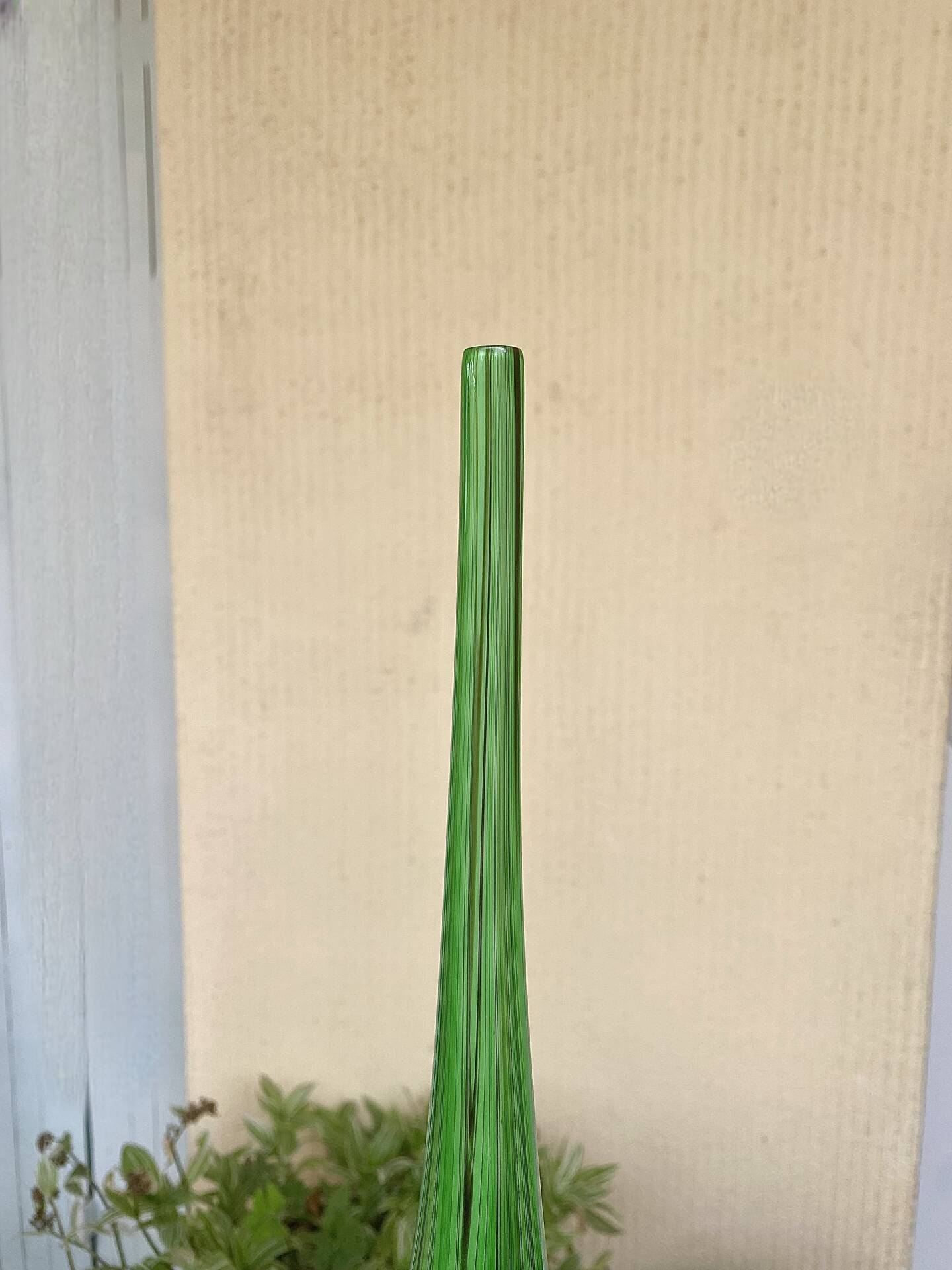 Large blown glass vase Murano Missoni