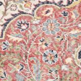 Red & Navy Blue Oriental Persian Rug, 207x315Cm