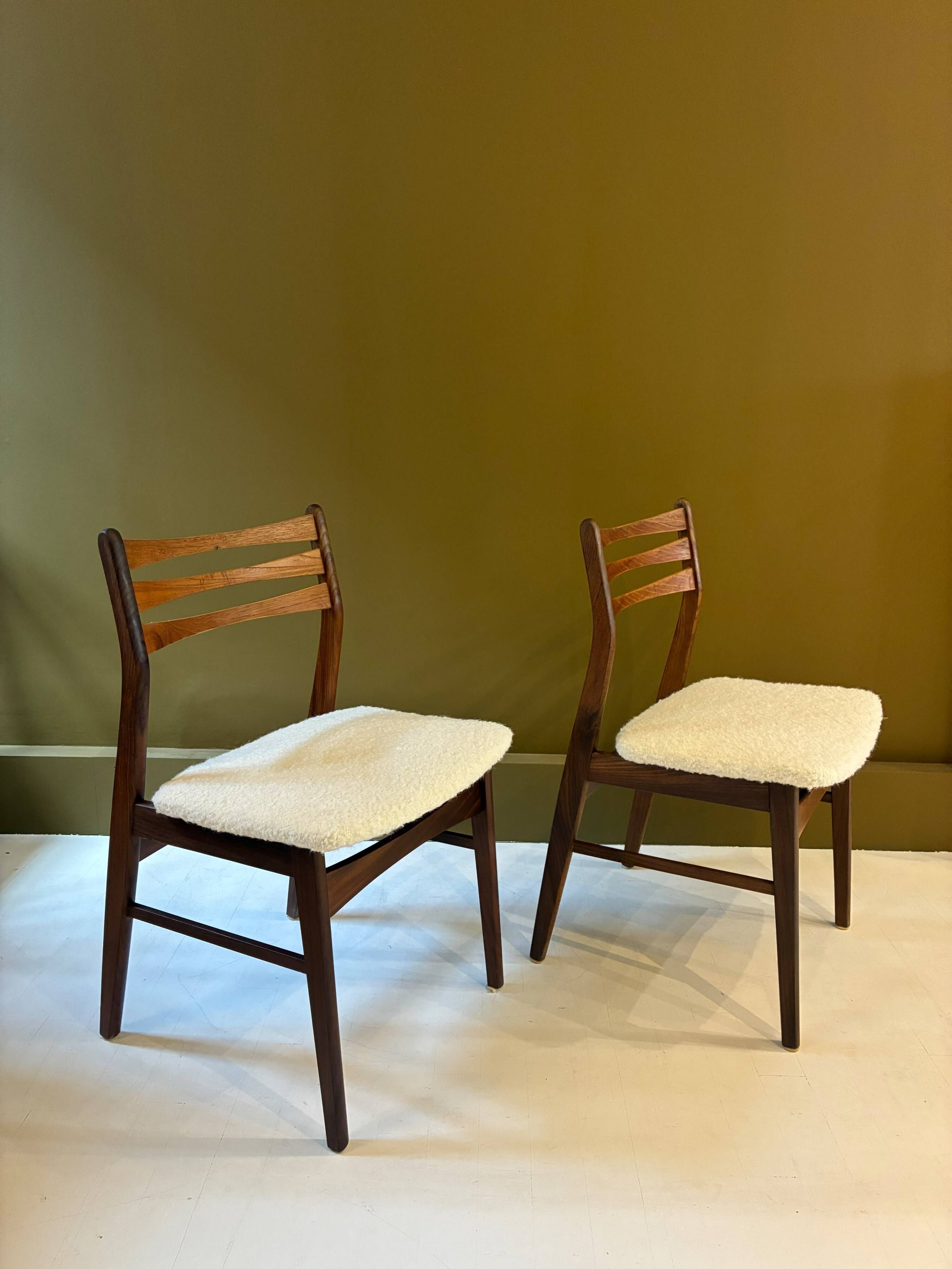 Set of 4 dining chairs, Denmark 1970