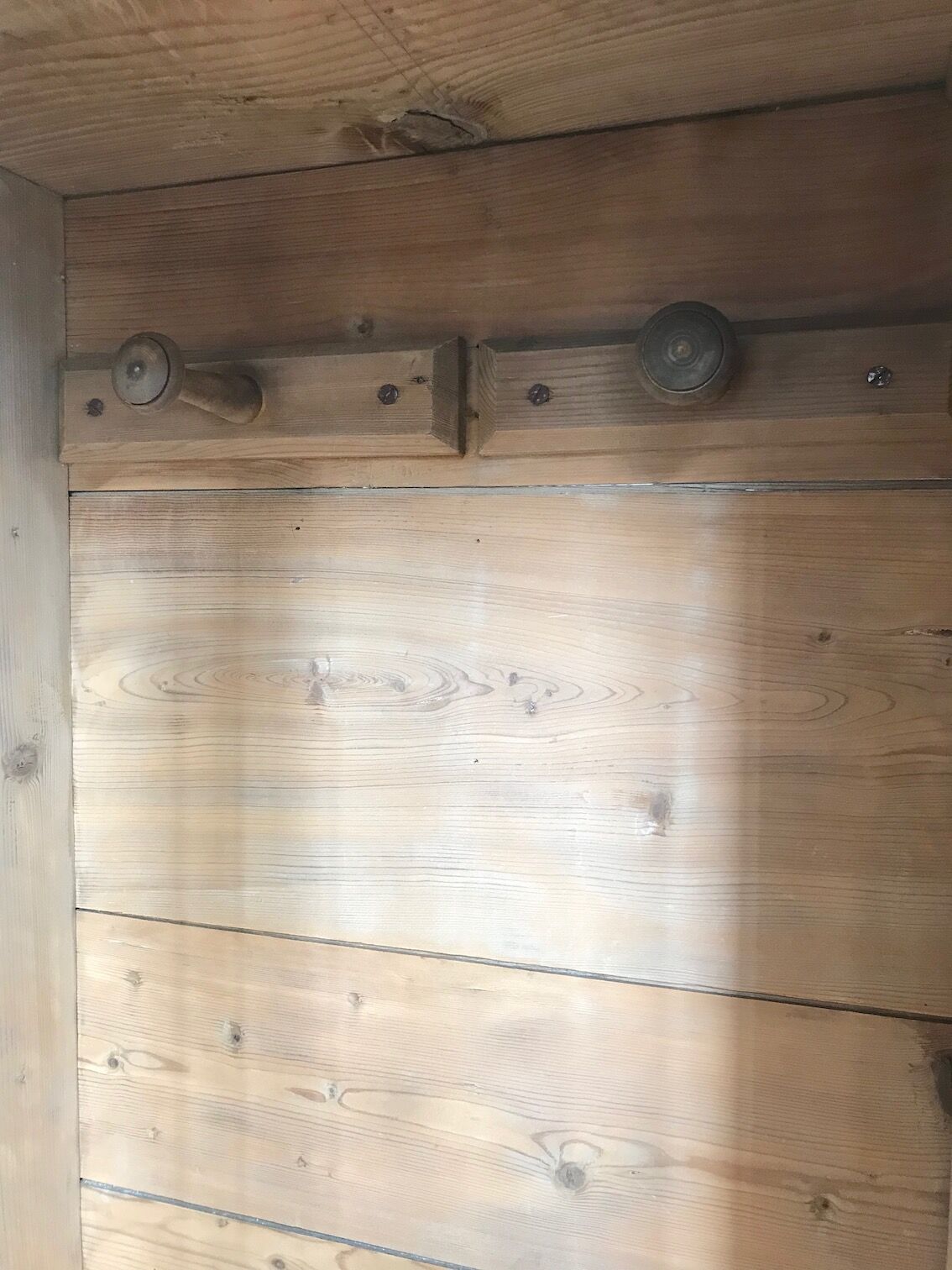 Wooden workshop vestiary