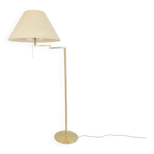 Lampadaire en laiton avec bras