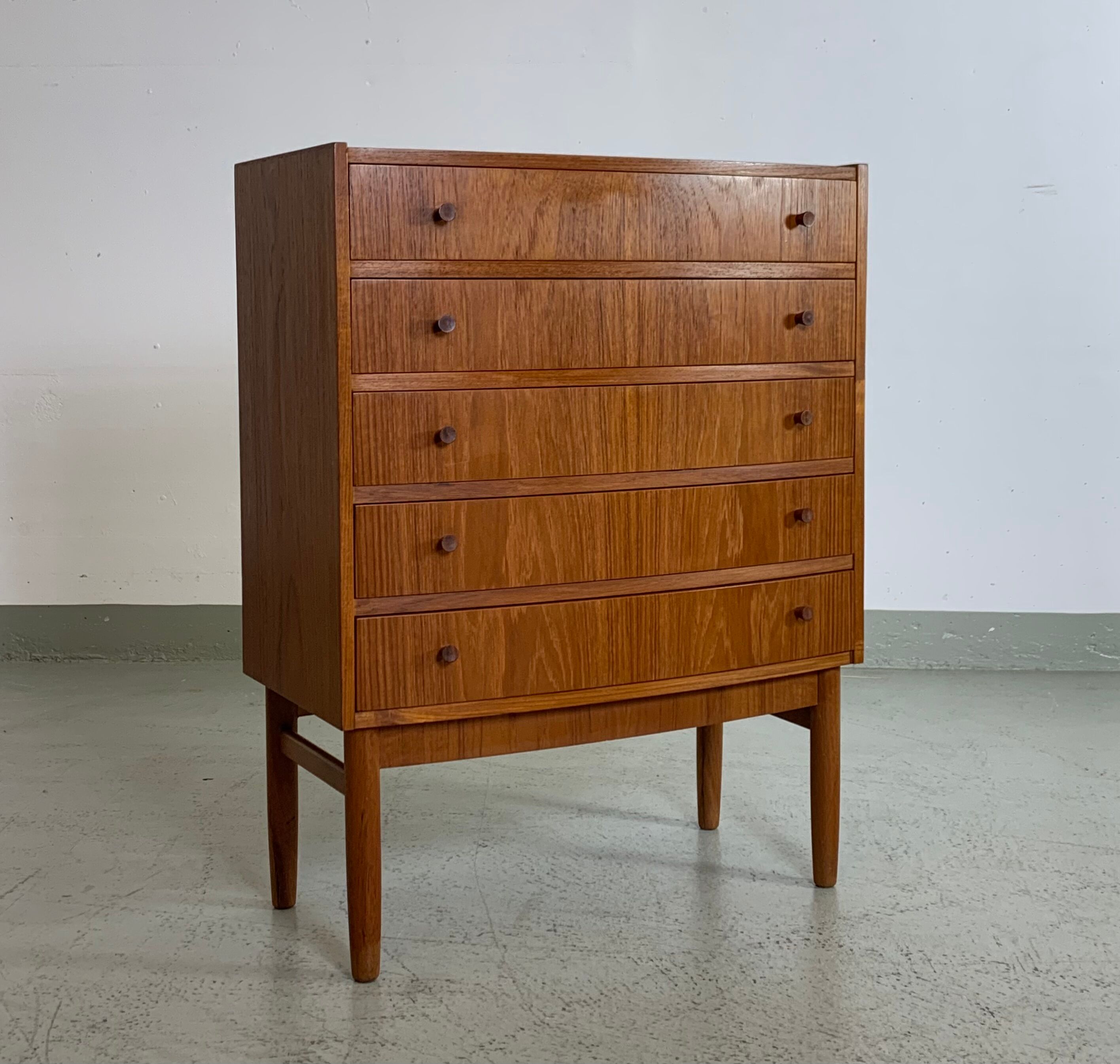 MidCentury Teak chest of drawers Denmark 1960s