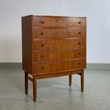 MidCentury Teak chest of drawers Denmark 1960s