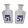 Paire carafes pastis 51