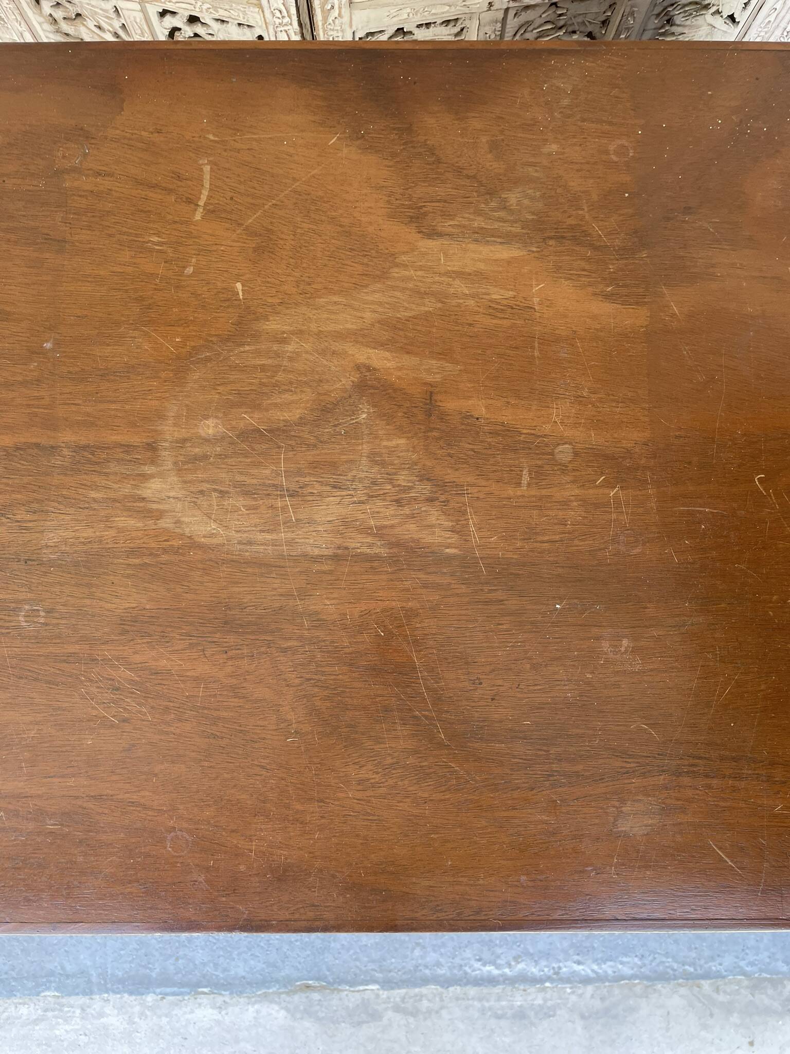 Vintage Desk 1960 / 1970 in Wood with 5 Drawers