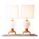Table lamps by Tommaso Barbi, Italy 1970s