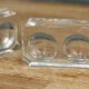Paire de salerons en cristal