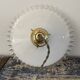 Vintage suspension in electrified white opaline to nine