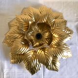 Ceiling lamp flower golden leaves
