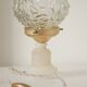 Vintage table lamp with albatre foot
