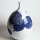 Porcelain vase by Fujii Shumei: Summer breeze in the foliage