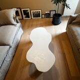 Table basse en béton ciré
