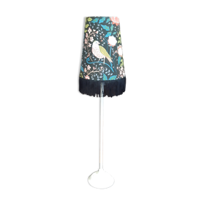 Lampe tige métal écru