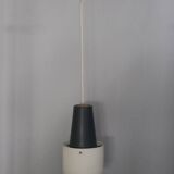 Metal and Glass Ceiling Light by Louis C. Kalff for Philips, 1950s