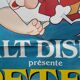 Affiche cinéma originale Walt Disney 1974 Peter Pan 60X160cm