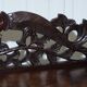 19th-century hand-carved Anglo-Burmese buffet with drawers and cupboards.