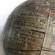 Globe paper map of the discoveries of 1634 edited first part of the 20th