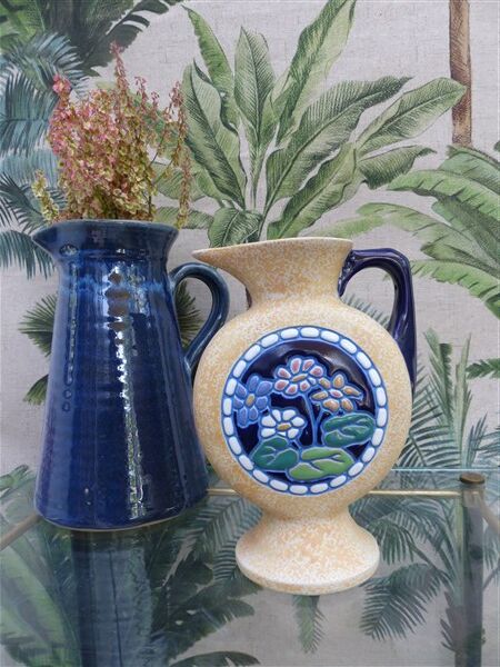 Czechoslovak Art Deco Amphora Pitcher