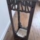 Art Deco umbrella stand from the 1930s, cast iron.