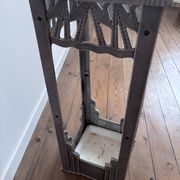 Art Deco umbrella stand from the 1930s, cast iron.
