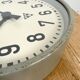 Industrial factory wall clock from Pragotron 1950s