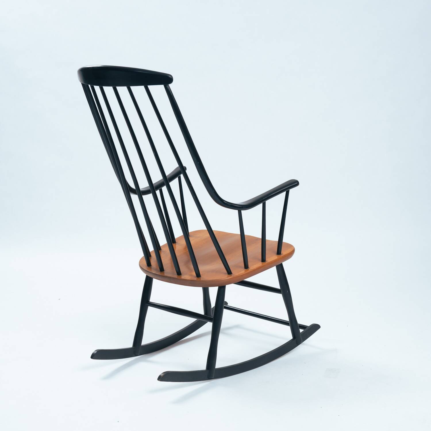 Lena Larsson Grandessa midcentury Danish rocking chair, 1950s