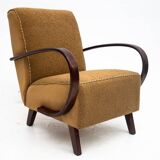 A pair of Art Deco armchairs by J. Halabala from the 1930s, Czech Republic.