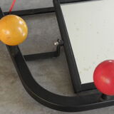 50' vintage ball coat rack