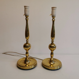 Two table lamps, in metal with brass alloy by Svend Mejlstrøm at MS