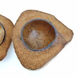 Vintage coconut ice bucket