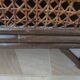 Retro-vintage-Low sideboard-library - cane-wood-rattan-1960s
