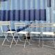 Set of 4 garden chairs