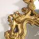 Antique baroque mirrors from the mid-18th century, mercury mirror.