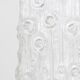 Peill & Putzler Modern Square Op Art Vase in Frosted Glass, Germany, 1970s