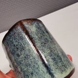 Vase in several shades of blue, from Danish stogo art pottery