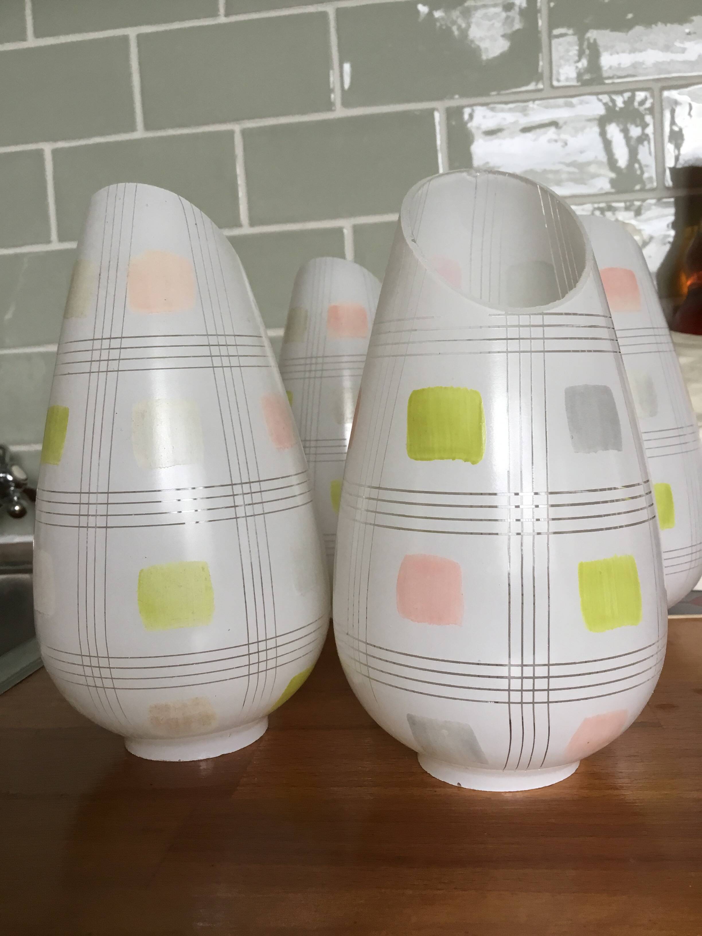 Tulip lampshades from the 60s/70s.