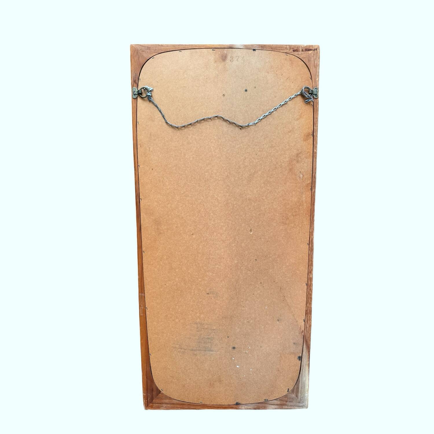 Vintage Scandinavian mirror, beveled glass