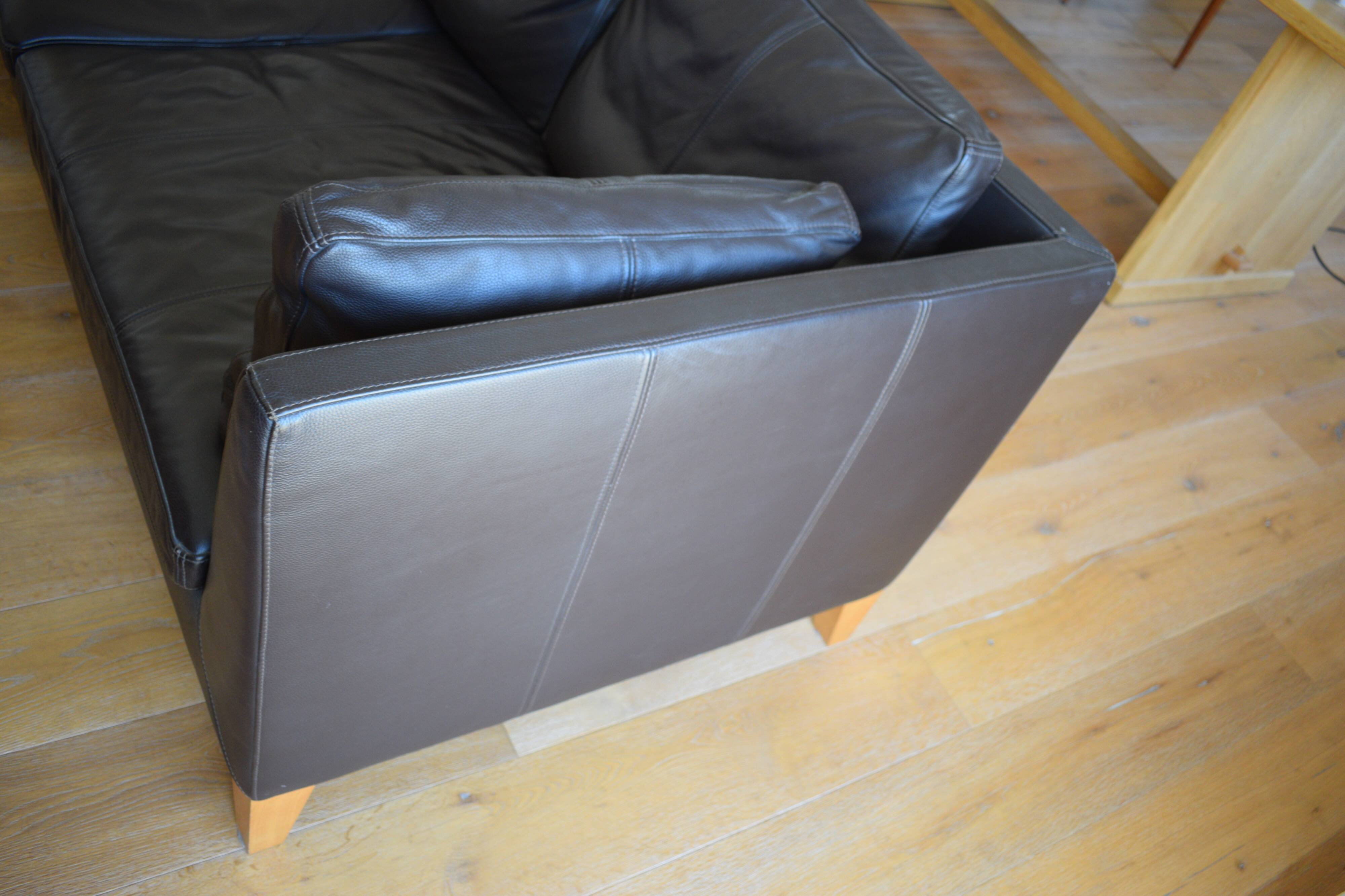 Stockholm leather sofa