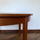 Round and expandable dining table, year 70