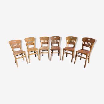 Set de 6 chaises bistrot Luterma