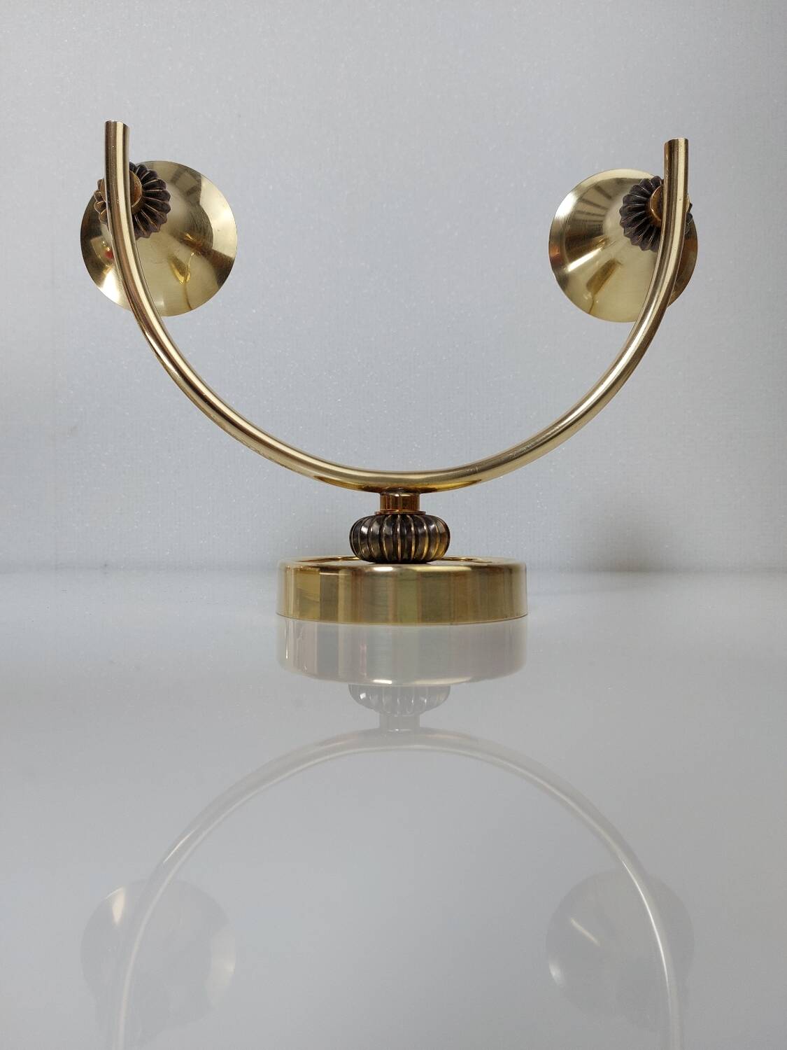 Suite of 3 Art Deco wall lights attributed to Gilbert Poillerat