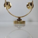 Suite of 3 Art Deco wall lights attributed to Gilbert Poillerat