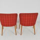 Set of upholstered chairs, 1960