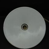 Industrial hanging lamp in enamelled sheet metal