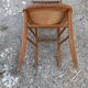 Paire de chaises de bistrot bois