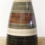 pied de lampe diabolo en céramique des Faïenceries de Charolles pour Roche Bobois