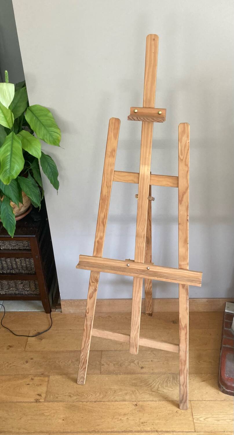 20th century solid pine painter's easel