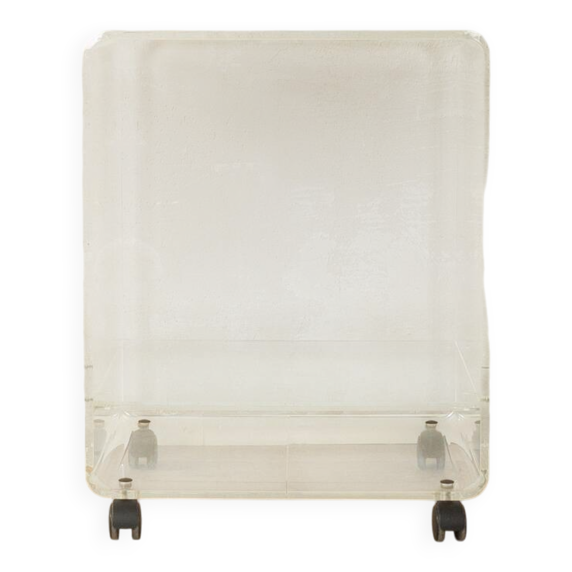 1960s acrylic side table