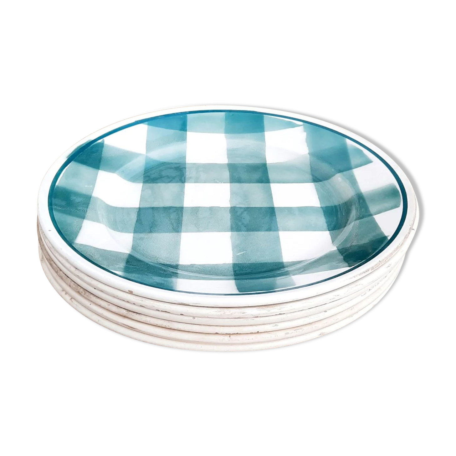 Vintage checkered plate