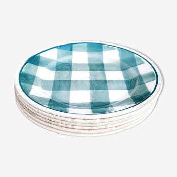 Vintage checkered plate